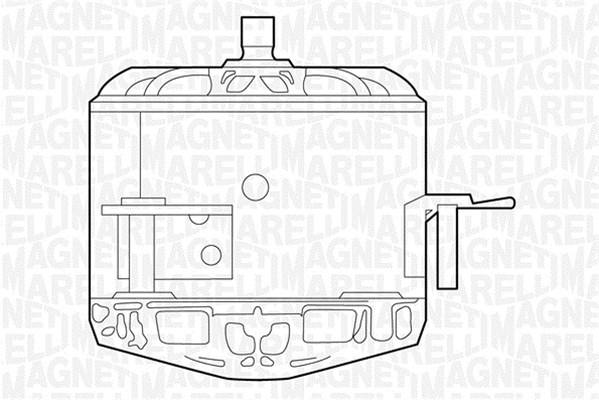 Ventilatorwiel-motorkoeling Magneti Marelli 069422213010