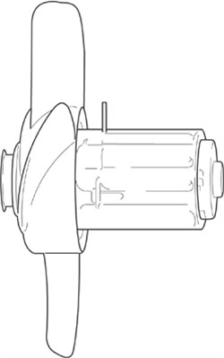 Ventilatorwiel-motorkoeling Magneti Marelli 069422224010