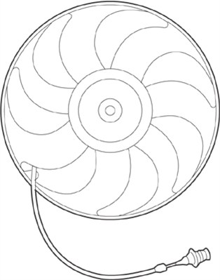 Ventilatorwiel-motorkoeling Magneti Marelli 069422229010