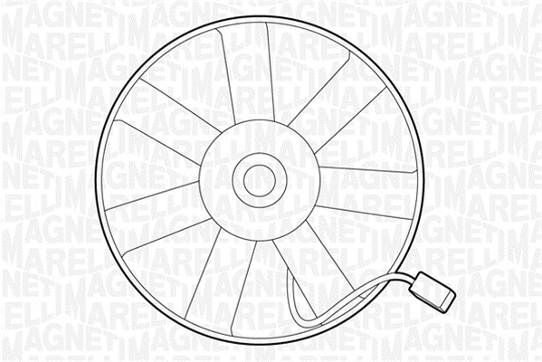 Ventilatorwiel-motorkoeling Magneti Marelli 069422230010