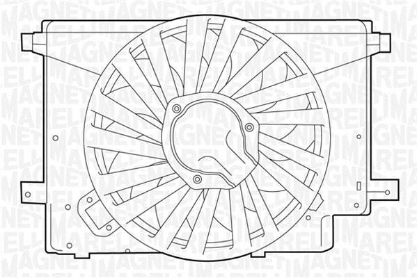 Ventilatorwiel-motorkoeling Magneti Marelli 069422242010