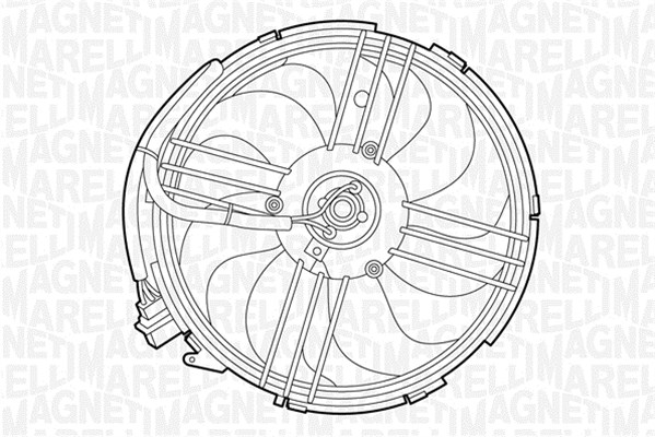 Ventilatorwiel-motorkoeling Magneti Marelli 069422264010