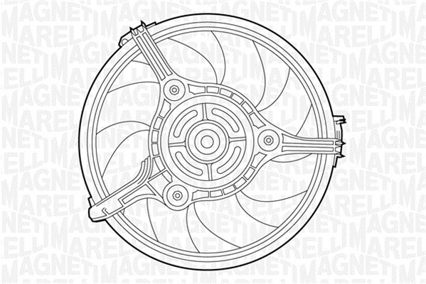 Ventilatorwiel-motorkoeling Magneti Marelli 069422267010