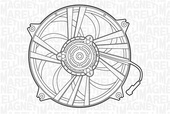 Ventilatorwiel-motorkoeling Magneti Marelli 069422291010
