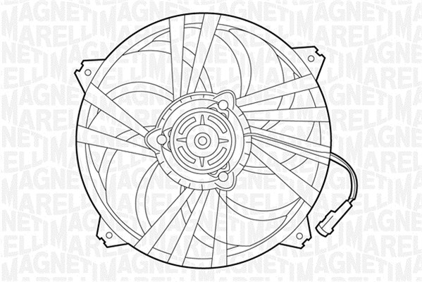 Ventilatorwiel-motorkoeling Magneti Marelli 069422292010