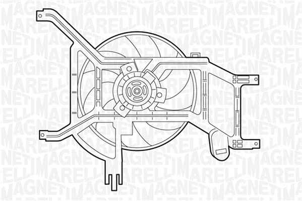 Ventilatorwiel-motorkoeling Magneti Marelli 069422354010