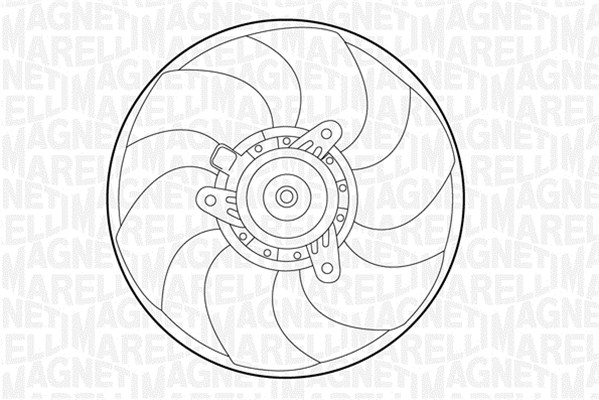 Ventilatorwiel-motorkoeling Magneti Marelli 069422372010
