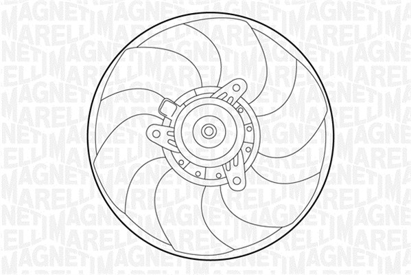 Ventilatorwiel-motorkoeling Magneti Marelli 069422377010