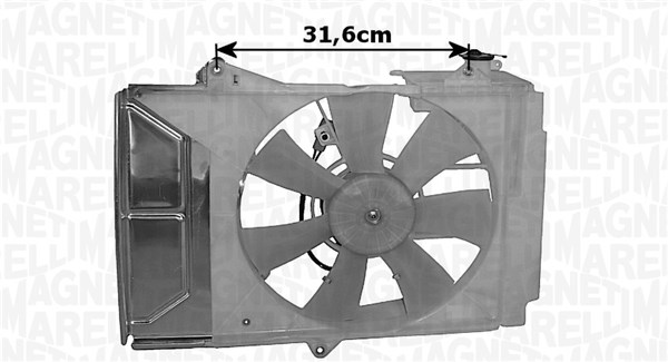 Ventilatorwiel-motorkoeling Magneti Marelli 069422821010