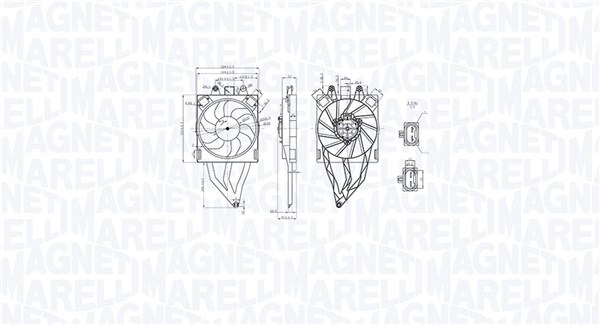 Ventilatorwiel-motorkoeling Magneti Marelli 069422854010