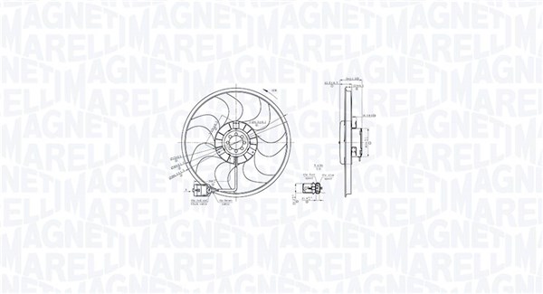 Ventilatorwiel-motorkoeling Magneti Marelli 069422864010