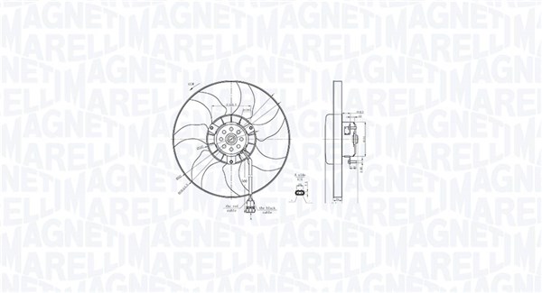 Ventilatorwiel-motorkoeling Magneti Marelli 069422887010