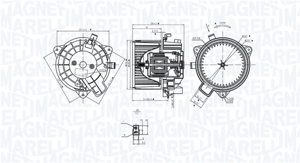 Magneti Marelli Kachelventilator 069412381010