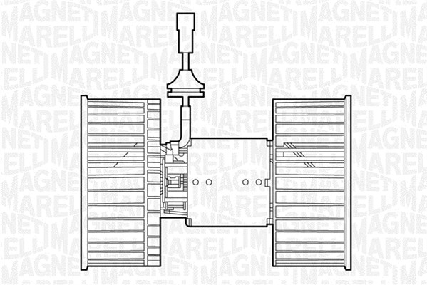 Kachelventilator Magneti Marelli 069412534010