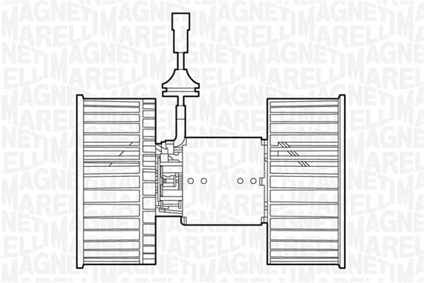 Kachelventilator Magneti Marelli 069412535010