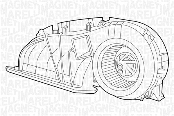 Kachelventilator Magneti Marelli 069401324010