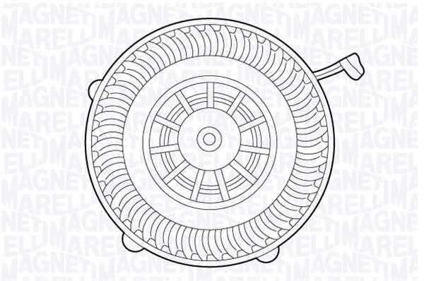 Kachelventilator Magneti Marelli 069412662010