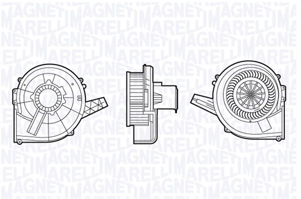 Kachelventilator Magneti Marelli 069412664010