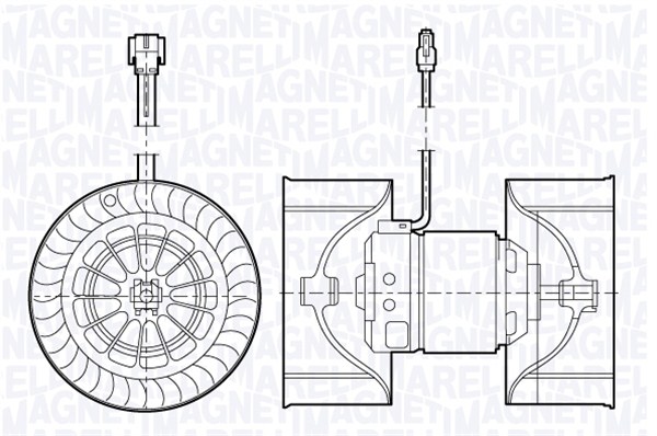 Kachelventilator Magneti Marelli 069412671010