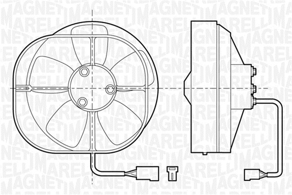 Kachelventilator Magneti Marelli 069401280010
