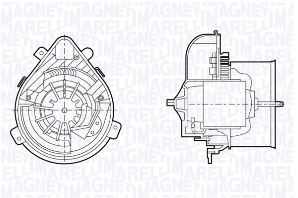 Kachelventilator Magneti Marelli 069412692010