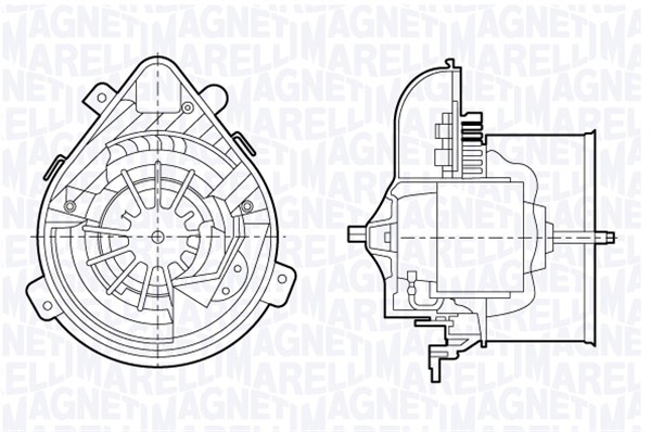 Kachelventilator Magneti Marelli 069412695010