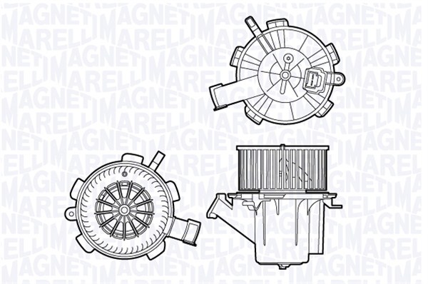 Kachelventilator Magneti Marelli 069412706010