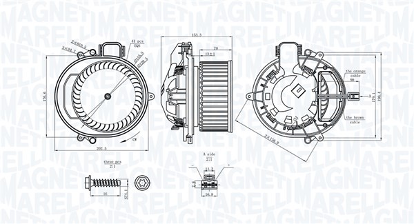 Kachelventilator Magneti Marelli 069412722010