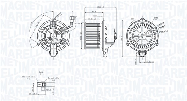 Kachelventilator Magneti Marelli 069412752010