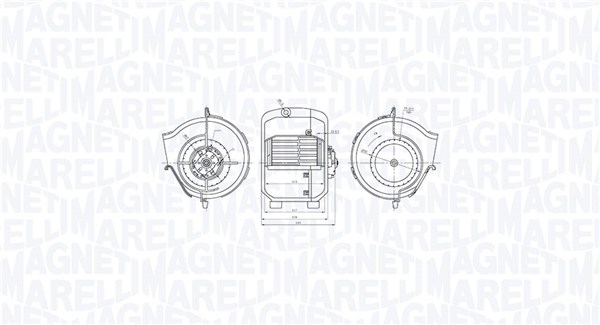 Kachelventilator Magneti Marelli 069412758010