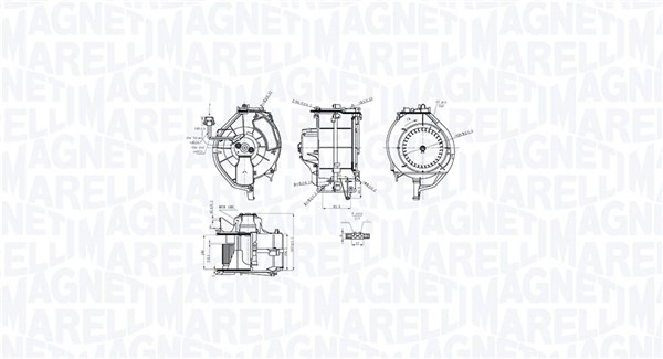 Kachelventilator Magneti Marelli 069412759010