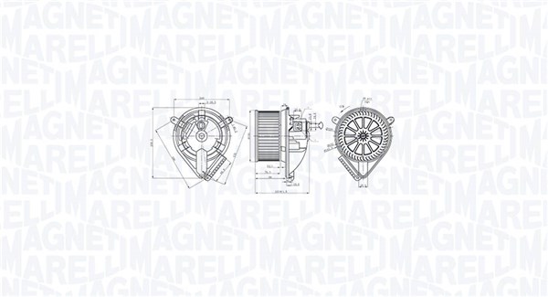 Kachelventilator Magneti Marelli 069412764010