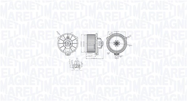 Kachelventilator Magneti Marelli 069412768010