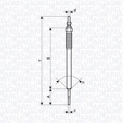 Gloeibougie Magneti Marelli 062900131304