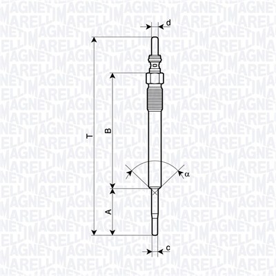 Gloeibougie Magneti Marelli 062900140304