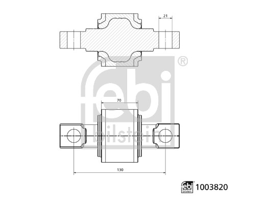 Reparatieset, geleidebalk Febi Bilstein 1003820