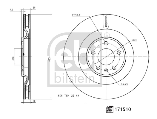 Febi Bilstein Remschijven 171510