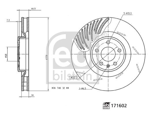 Febi Bilstein Remschijven 171602
