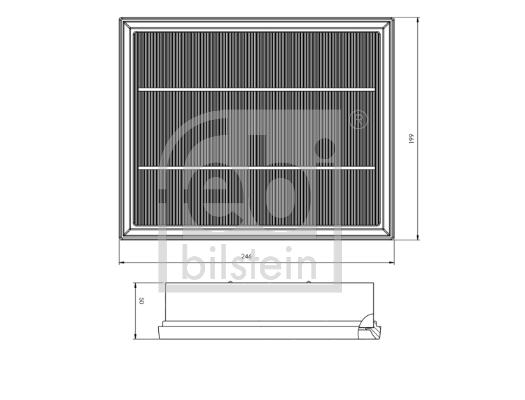 Febi Bilstein Luchtfilter 172761