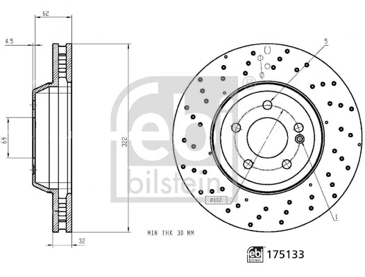 Remschijven Febi Bilstein 175133