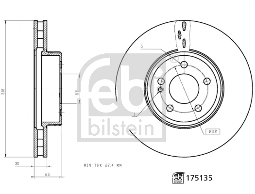 Remschijven Febi Bilstein 175135