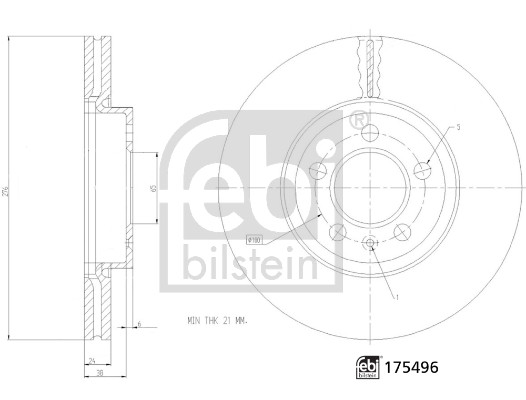 Febi Bilstein Remschijven 175496