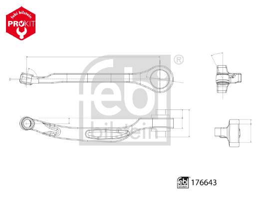 Febi Bilstein Draagarm 176643