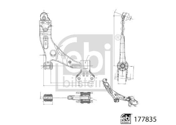 Febi Bilstein Draagarm 177835