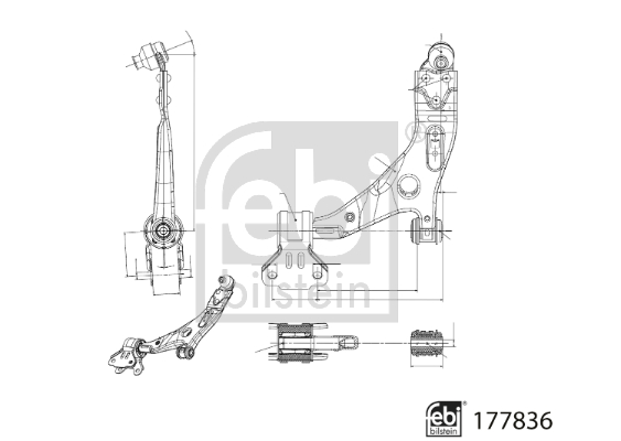 Febi Bilstein Draagarm 177836