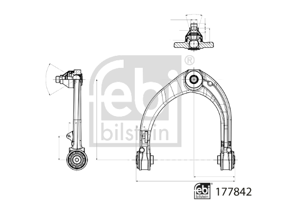 Febi Bilstein Draagarm 177842