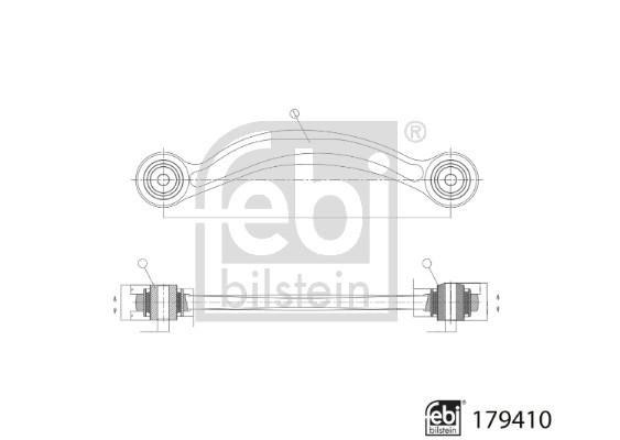 Febi Bilstein Draagarm 179410