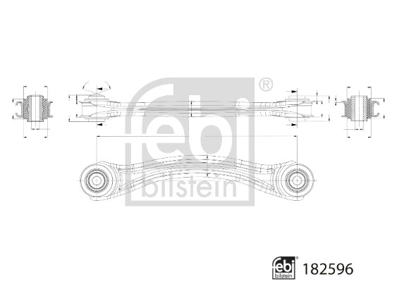 Draagarm Febi Bilstein 182596