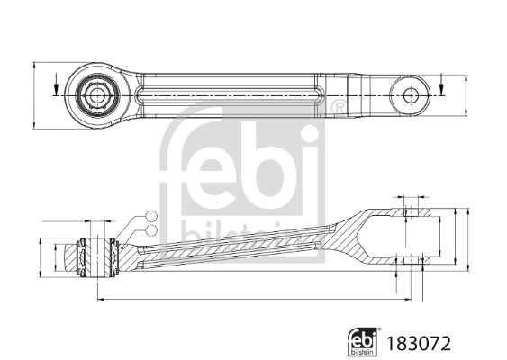 Stabilisatorstang Febi Bilstein 183072