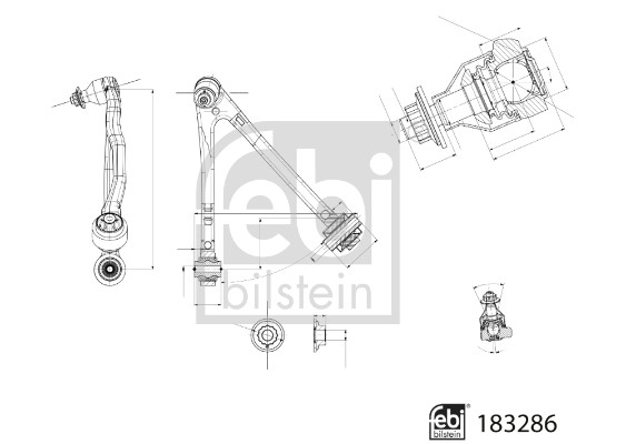 Draagarm Febi Bilstein 183286